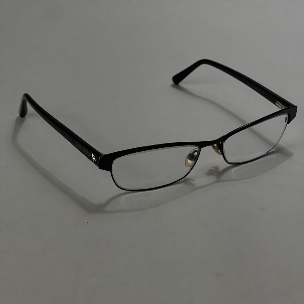 Jimmy Choo Eyeglasses Sunglasses Frames Only 43 SYR 135 Black Glitter